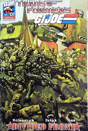 [Transformers / G.I. Joe Vol. 2: Divided Front, Issue 1 (1st printing, Pat Lee gatefold cover)]