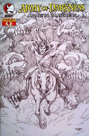 [Army of Darkness - Ashes 2 Ashes, Volume #1, Issue #4 (sketch cover - Ale Garza)]