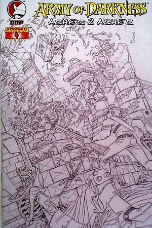 [Army of Darkness - Ashes 2 Ashes, Volume #1, Issue #4 (sketch cover - Nick Bradshaw)]