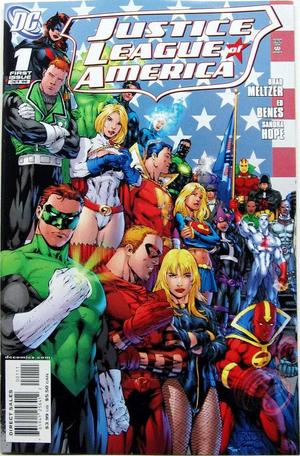 [Justice League of America (series 2) 1 (1st printing, Cover A - Ed Benes left half: Green Lantern & Red Tornado)]