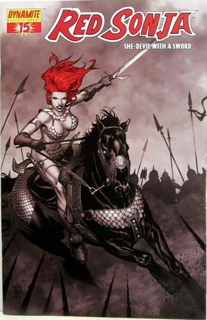 [Red Sonja (series 4) Issue #15 (Steve McNiven B&W incentive cover)]