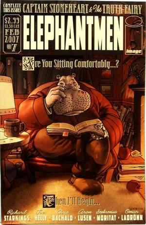 [Elephantmen #7 (sitting room cover - Ladronn)]