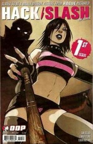 [Hack / Slash #1 (pink logo cover)]