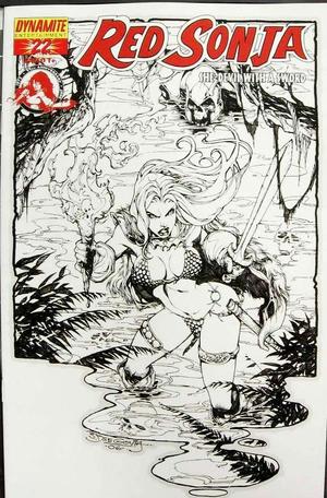 [Red Sonja (series 4) Issue #22 (Incentive B&W Cover - Stephen Segovia)]