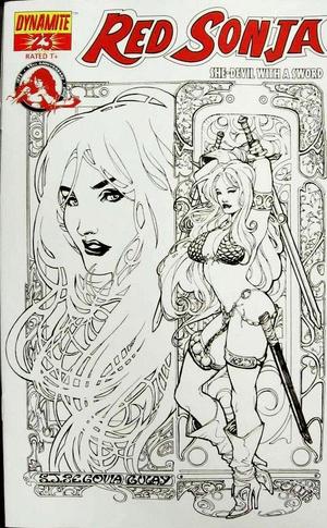 [Red Sonja (series 4) Issue #23 (Incentive B&W Cover - Stephen Segovia)]