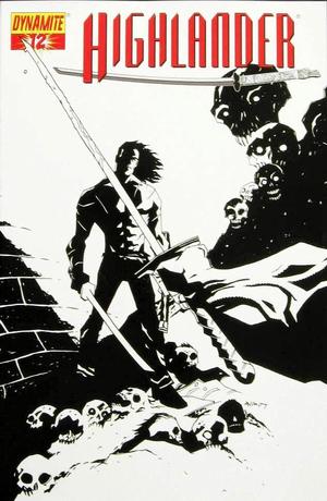 [Highlander #12 (Incentive B&W Cover - Michael Avon Oeming)]