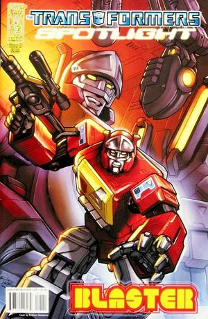 [Transformers Spotlight #11: Blaster (Regular Cover - Emiliano Santalucia)]