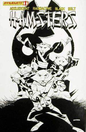 [Adolescent Radioactive Black Belt Hamsters (series 2) #1 (Incentive B&W cover - Michael Avon Oeming)]