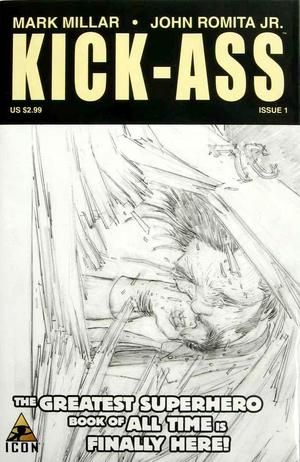 [Kick-Ass No. 1 (1st printing, variant sketch cover - John Romita Jr.)]