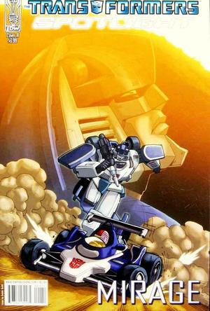 [Transformers Spotlight #13: Mirage (regular cover)]