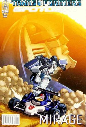 [Transformers Spotlight #13: Mirage (regular cover)]