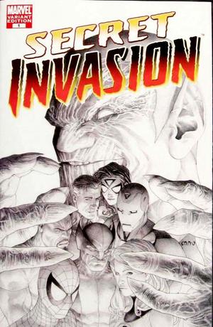 [Secret Invasion No. 1 (1st printing, variant sketch cover - Steve McNiven)]