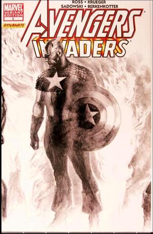 [Avengers / Invaders No. 5 (variant sketch cover - Alex Ross]
