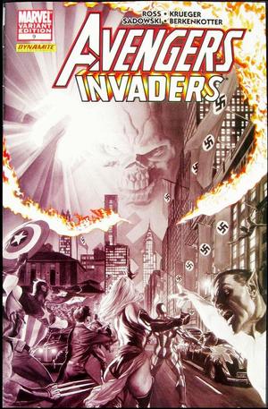 [Avengers / Invaders No. 9 (variant sketch cover - Alex Ross)]