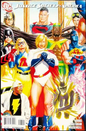 [Justice Society of America (series 3) 26 (right cover - Power Girl)]