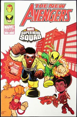 [New Avengers (series 1) No. 57 (variant Super Hero Squad cover)]