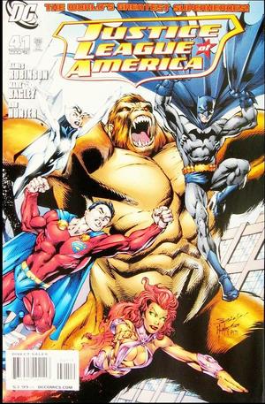[Justice League of America (series 2) 41 (right half cover - Batman & Congorilla)]