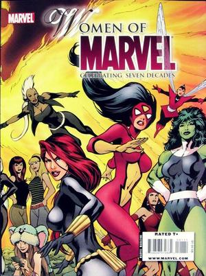 [Women of Marvel - Celebrating Seven Decades Magazine No. 1 (right half cover - Black Widow & Spider-Woman)]