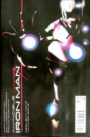 [Invincible Iron Man No. 25 (1st printing, standard cover - Salvador Larroca black background)]