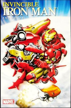 [Invincible Iron Man No. 25 (1st printing, variant Iron Man By Design cover - Tetsuya Aoki)]