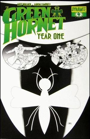 [Green Hornet: Year One #4 (Incentive B&W Cover - John Cassaday)]