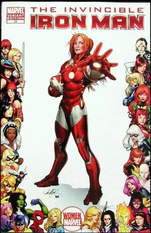 [Invincible Iron Man No. 29 (variant Women of Marvel frame cover)]
