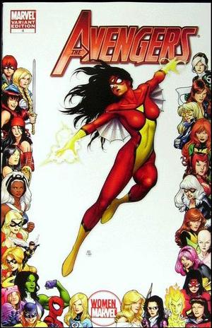 [Avengers (series 4) No. 4 (1st printing, variant Women of Marvel frame cover - Jim Cheung)]
