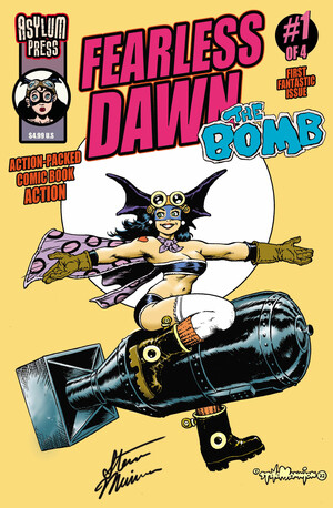 [FEARLESS DAWN THE BOMB #1 (OF 5) CVR A SIGNED STEVE MANNION VAR]