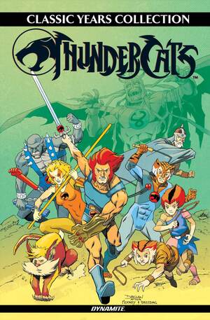 [THUNDERCATS CLASSIC YEARS COLLECTION OMNIBUS HC HOMAGE COVER SIGNED BY DECLAN SHALVEY]