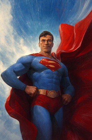 [SUPERMAN UNLIMITED #1 CVR J INC 1:25 DAVE RAPOZA CARD STOCK VAR]