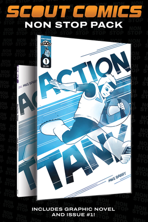[ACTION TANK VOL 1 SCOOT COLLECTORS PACK #1 AND COMPLETE TP (NON STOP)]