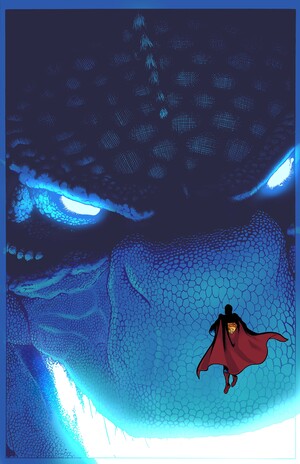 [JUSTICE LEAGUE VS GODZILLA VS KONG 2 #1 (OF 7) CVR G INC 1:25 KEVIN MAGUIRE CARD STOCK VAR]