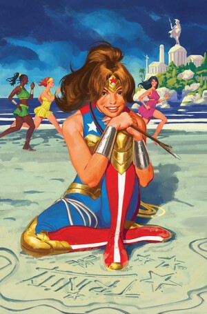 [TRINITY DAUGHTER OF WONDER WOMAN #1 (OF 6) CVR B DAVID TALASKI CARD STOCK VAR]