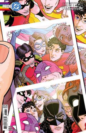 [JUSTICE LEAGUE UNLIMITED #8 CVR E HAYDEN SHERMAN DC PRIDE CARD STOCK VAR (WE ARE YESTERDAY)]