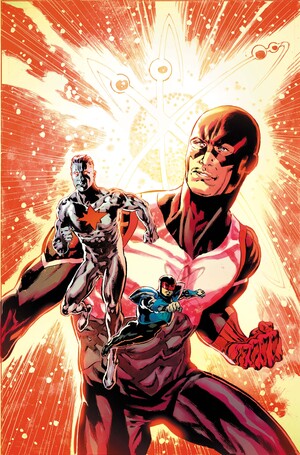 [JUSTICE LEAGUE THE ATOM PROJECT #6 (OF 6) CVR A MIKE PERKINS]