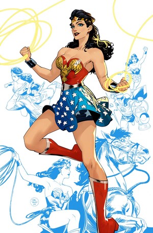 [NEW HISTORY OF THE DC UNIVERSE #1 (OF 4) CVR B DAN MORA CARD STOCK VAR]