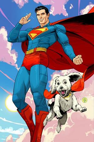 [KRYPTO THE LAST DOG OF KRYPTON #1 (OF 5) CVR C DAN MORA SUPERMAN MOVIE CARD STOCK VAR]