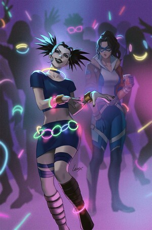[SECRET SIX #4 (OF 6) CVR B LESLEY LEIRIX LI CARD STOCK VAR]