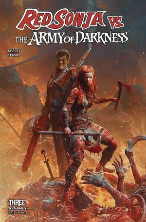 [RED SONJA VS THE ARMY OF DARKNESS #3 CVR A BJORN BARENDS]