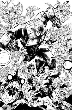 [GI JOE #8 CVR H JASON HOWARD ENERGON UNIVERSE SECOND ANNIVERSARY B&W VAR]