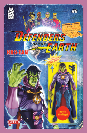 [DEFENDERS OF THE EARTH #8 (OF 8) CVR B DJORDJE DJOKOVIC ACTION FIGURE VAR]