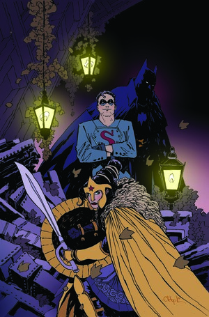 [BATMAN GOTHAM BY GASLIGHT A LEAGUE FOR JUSTICE #1 (OF 6) CVR D INC 1:25 CHRISTOPHER MITTEN CARD STOCK VAR]
