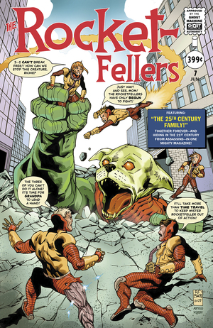 [ROCKETFELLERS #7 CVR D RAMON BACHS FANTASTIC FOUR HOMAGE VAR]