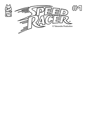 [SPEED RACER #1 CVR F BLANK VAR]