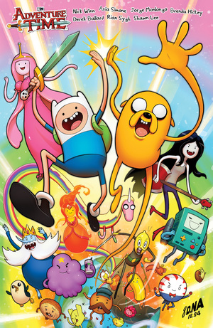 [ADVENTURE TIME HC VOL 01 BEST OF BUDS DIRECT MARKET EXCLUSIVE DAVID NAKAYAMA CVR]