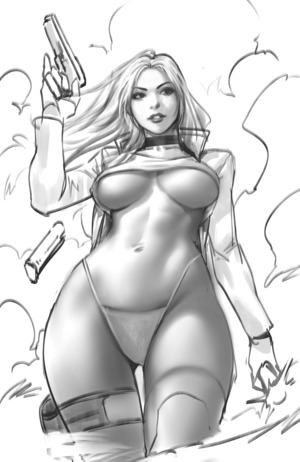 [HEAT SEEKER EXPOSED A GUN HONEY SERIES #2 (OF 4) CVR I INC 1:5 DERRICK CHEW SKETCH VAR]