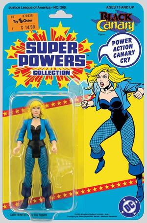 [JUSTICE LEAGUE OF AMERICA #200 FACSIMILE EDITION CVR B JASON GEYER & ALEX SAVIUK BLACK CANARY SUPER POWERS ACTION FIGURE VAR]