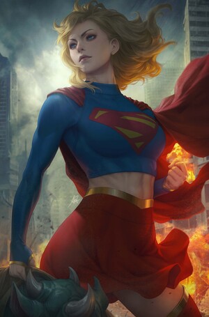 [SUPERGIRL #4 CVR B STANLEY ARTGERM LAU CARD STOCK VAR]