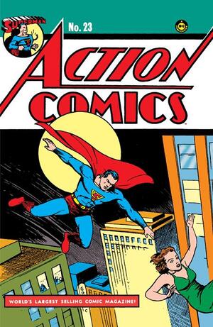 [ACTION COMICS #23 FACSIMILE EDITION CVR B JOE SHUSTER FOIL VAR]