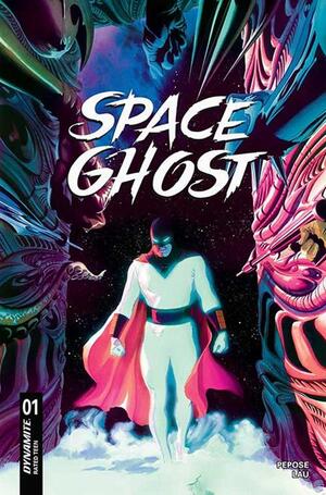 [SPACE GHOST (2025) #1 CVR V FOC BONUS ALEX ROSS ULTRAVIOLET VAR]